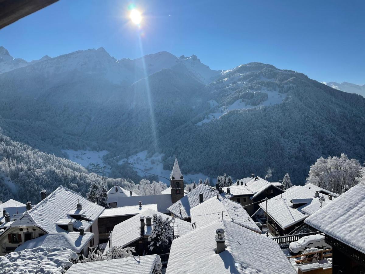 Chalet Rayon De Soleil Gryon Villars Exterior foto