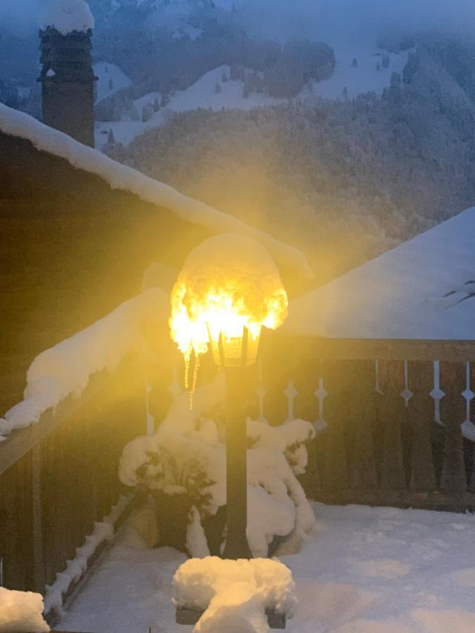 Chalet Rayon De Soleil Gryon Villars Exterior foto