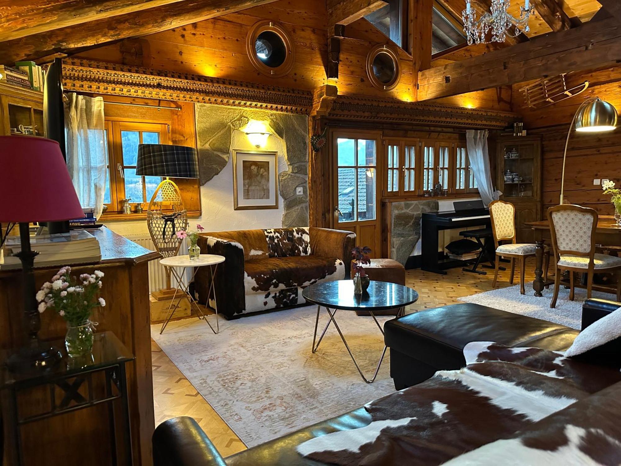 Chalet Rayon De Soleil Gryon Villars Exterior foto