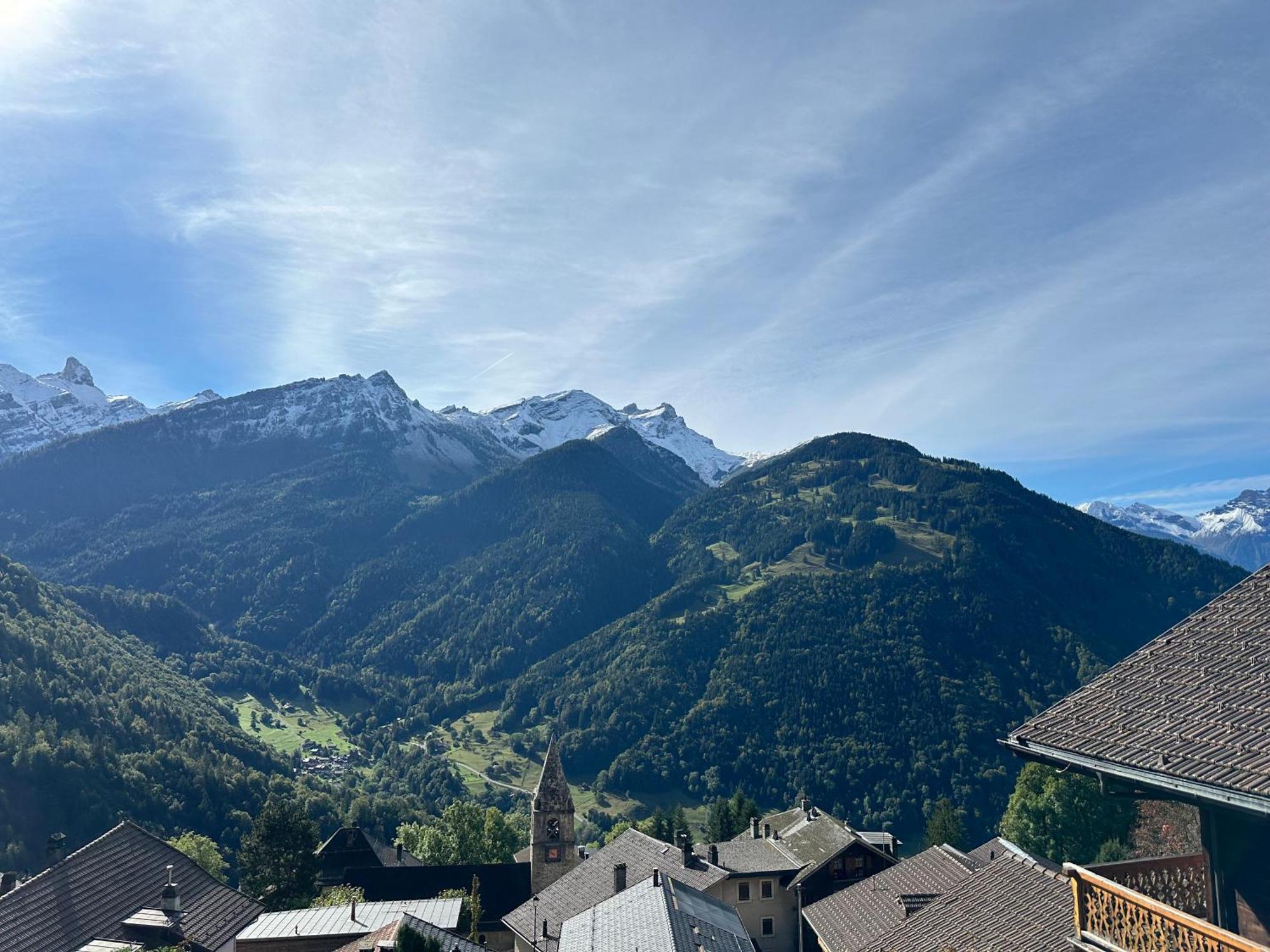 Chalet Rayon De Soleil Gryon Villars Exterior foto