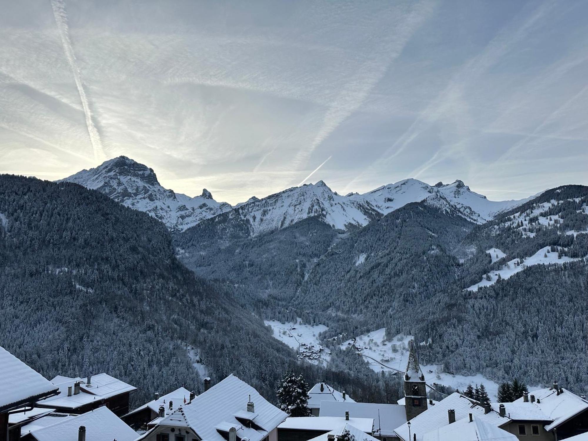 Chalet Rayon De Soleil Gryon Villars Exterior foto